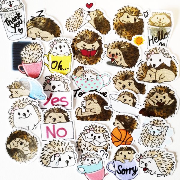 Наклейки с Ёжиком