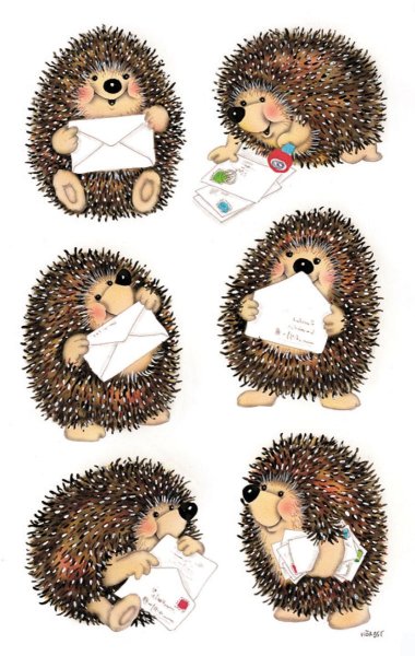 Стикеры с ежиком