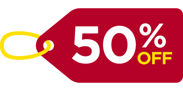Скидка 50%