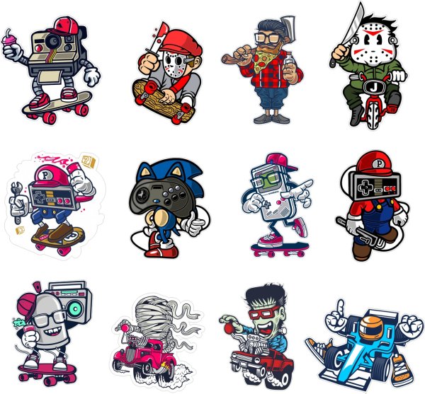 Стикеры персонажей из мультиков