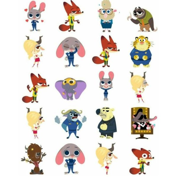 Стикеры персонажи