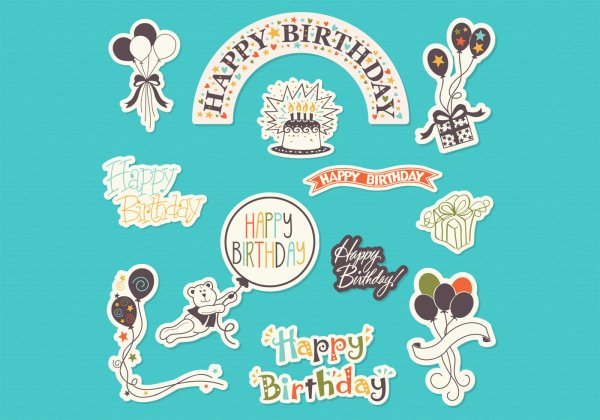 Birthday Стикеры