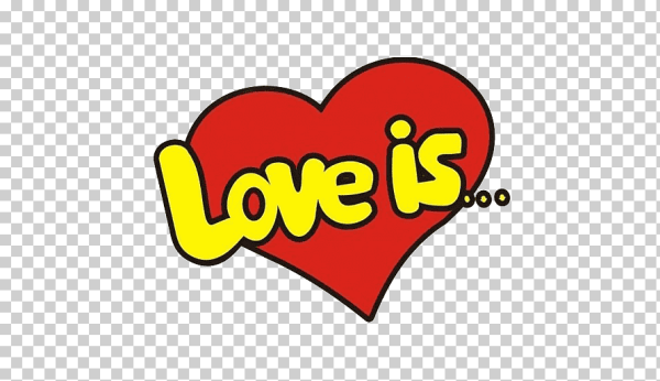 Love is на прозрачном фоне