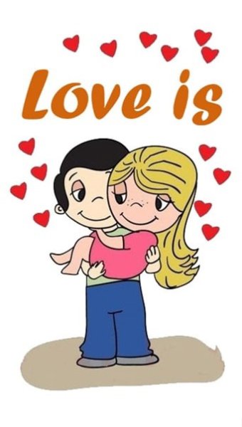 Лав из для печати