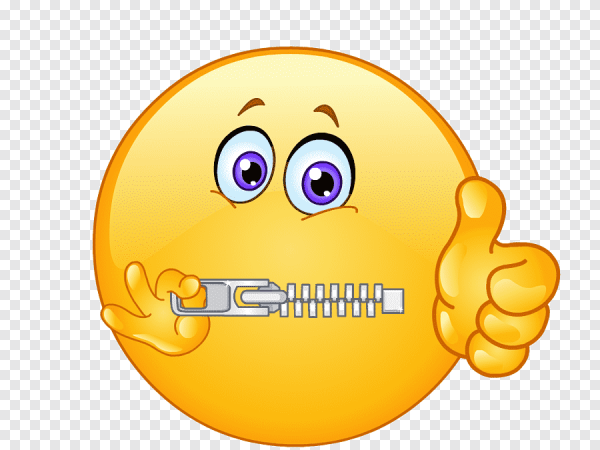 Смайлик с закрытым ртом