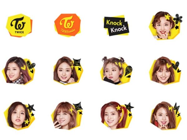 Стикеры k Pop twice