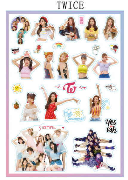 Наклейки твайс