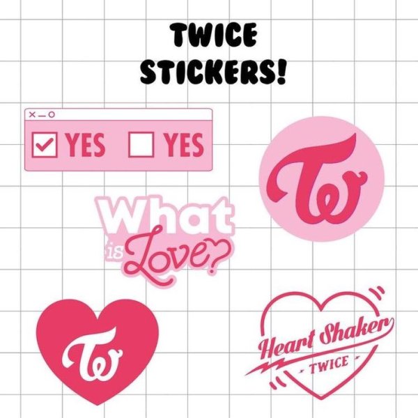 Стикеры k Pop twice