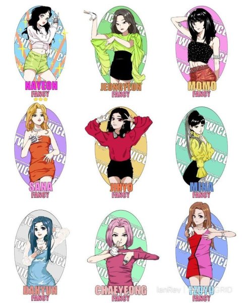 Стикеры твайс в тг