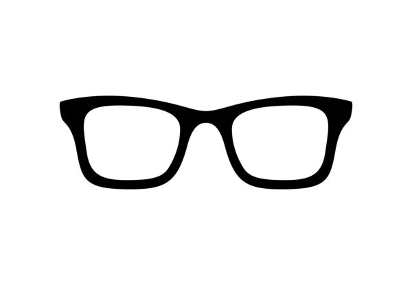 Очки черно белые