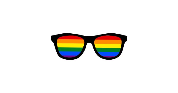 Радужные очки ЛГБТ
