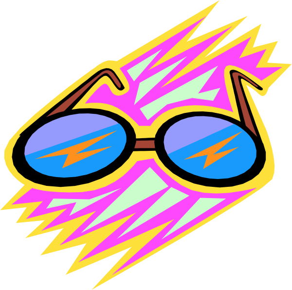 Крутые очки стикер
