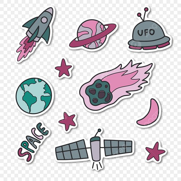 Космические Стикеры