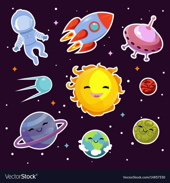 Космические Стикеры