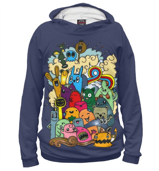 Толстовка с стикером