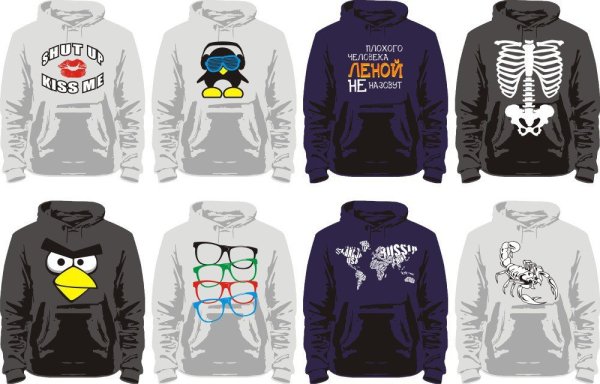 Принты на кофту