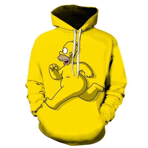 Мужская толстовка 3d гомер XS