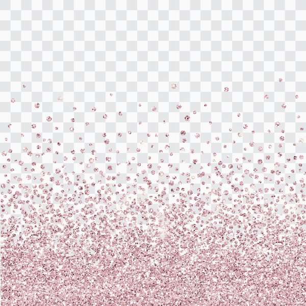 Блестки на прозрачном