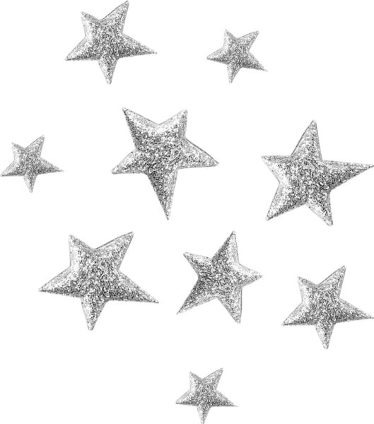 Серебристые звездочки
