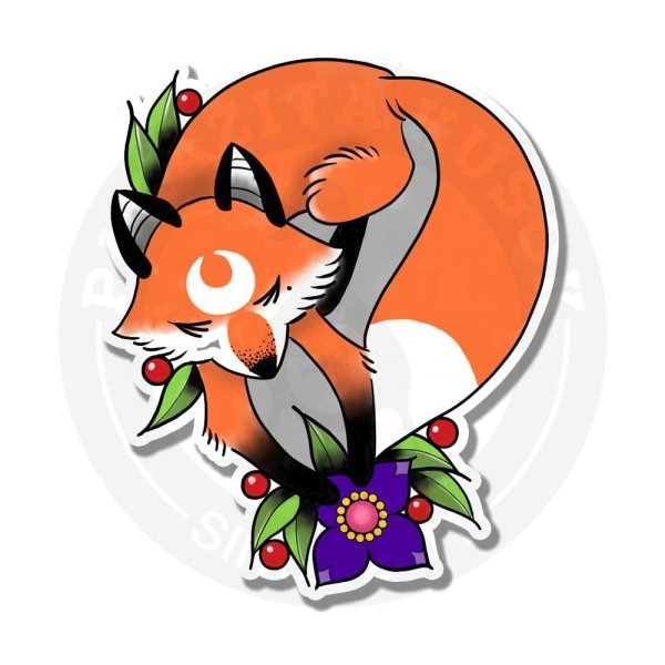 Стикеры Лисичка