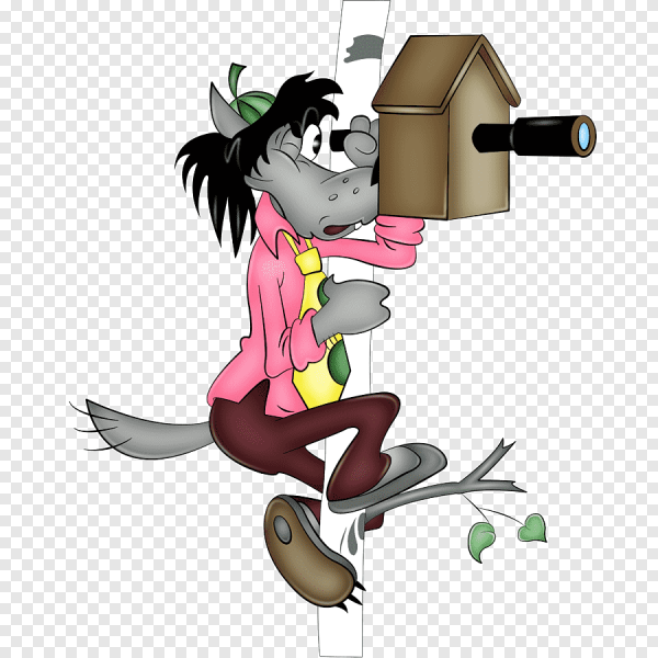 Персонажи советских мультфильмов на прозрачном фоне