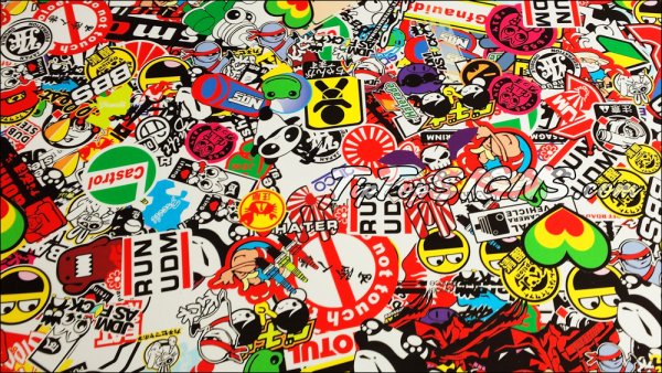 Стикербомбинг HD