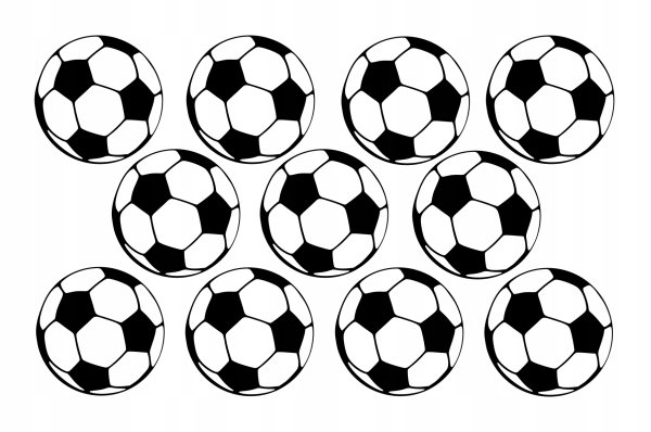 Футбол с наклейками.