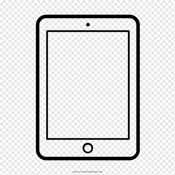 Планшет на прозрачном фоне