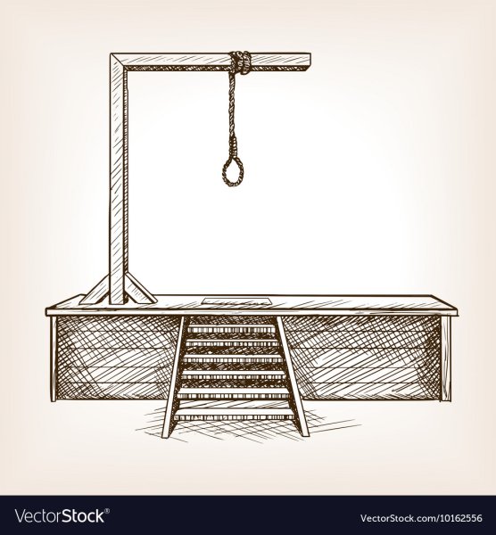 Виселица нарисованная