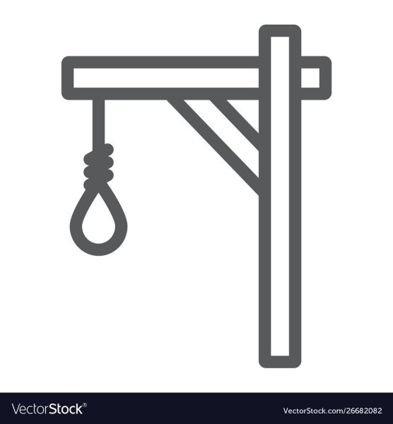 Верёвка петля удавка нарисованная