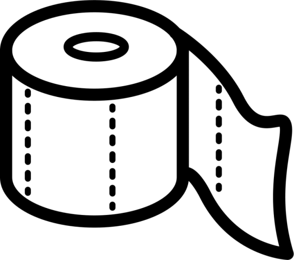 Нарисованный рулон ткани