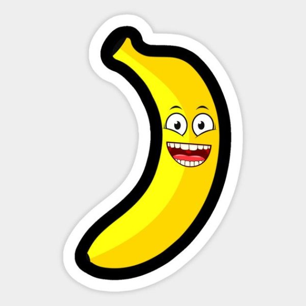 Банан стикер