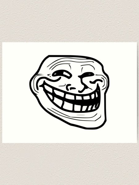 Троллфейс смеется