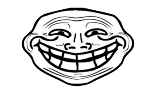 Троллфейс улыбается