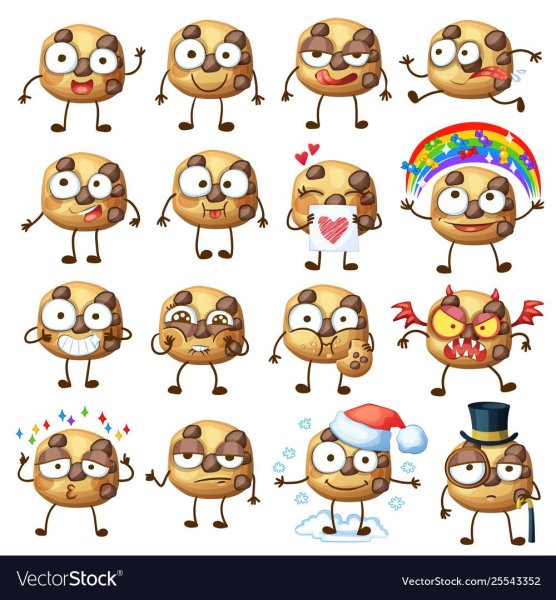 Мультяшные печенье фон