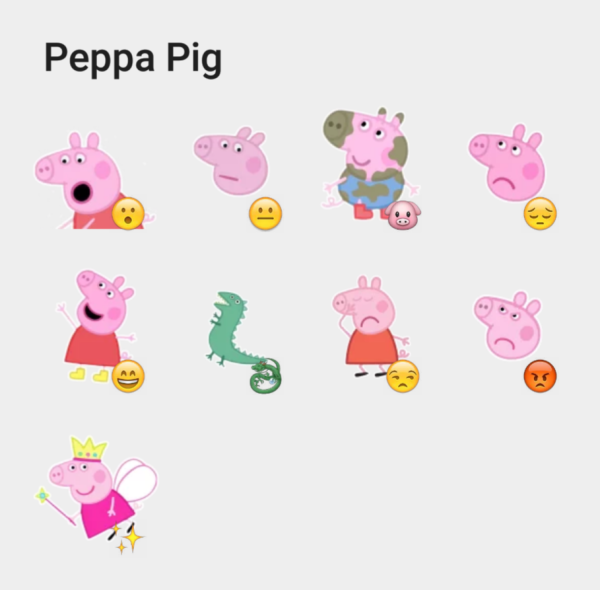 Наклейки свинки Пеппы