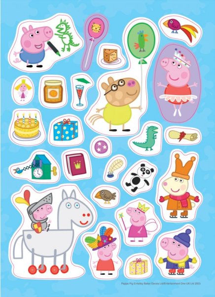 Наклейки Свинка Пеппа