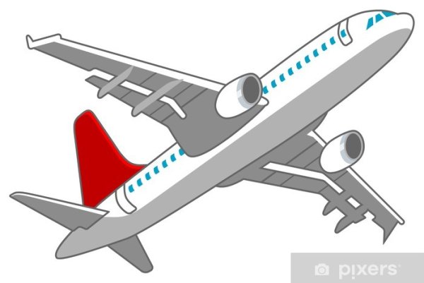 Стикер самолеты