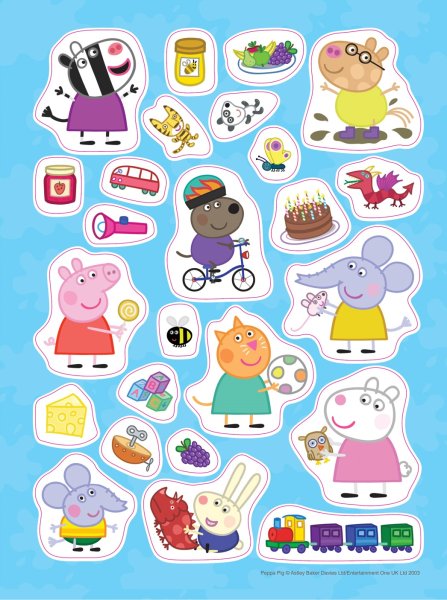 Свинка Пеппа 100 наклеек