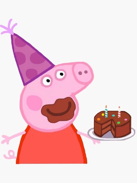 Стикеры Свинка Пеппа смешные