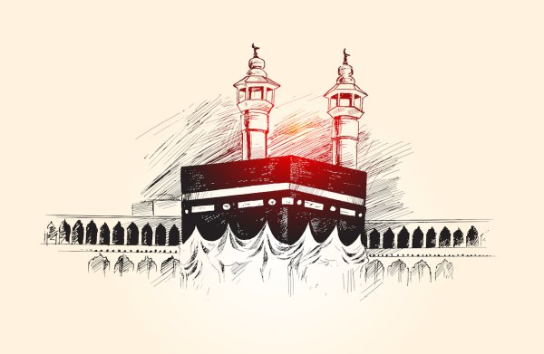 Мечеть Кааба вектор