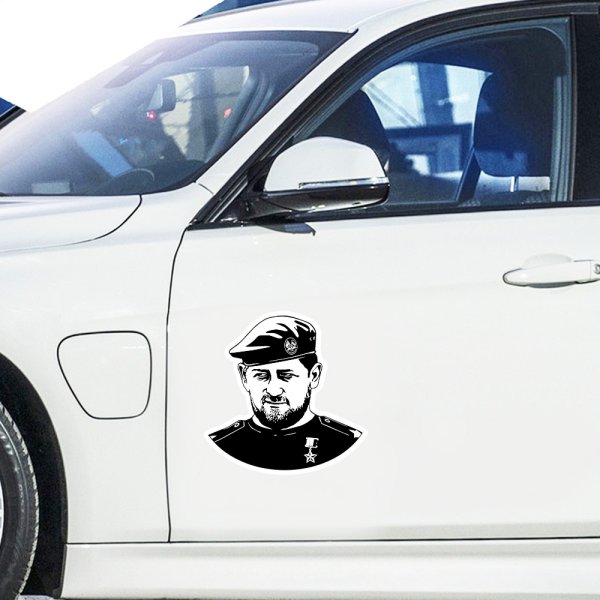 Наклейка на авто Кадыров