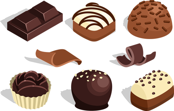 Шоколад стикер