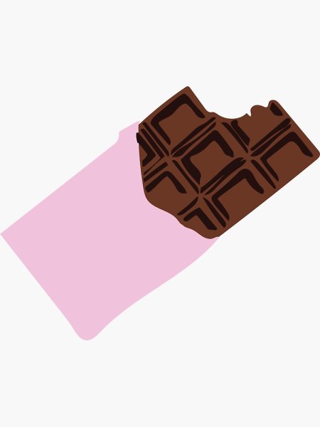 Наклейка на шоколадку