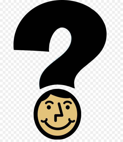 Наклейка вопросительный знак