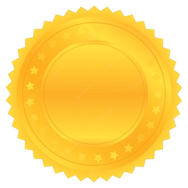 Золотая лента для надписи