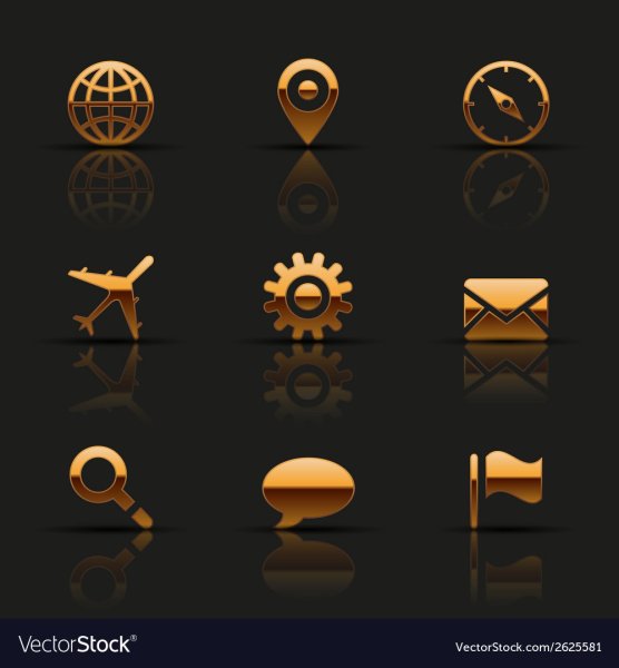 Золотые мазки с блестками