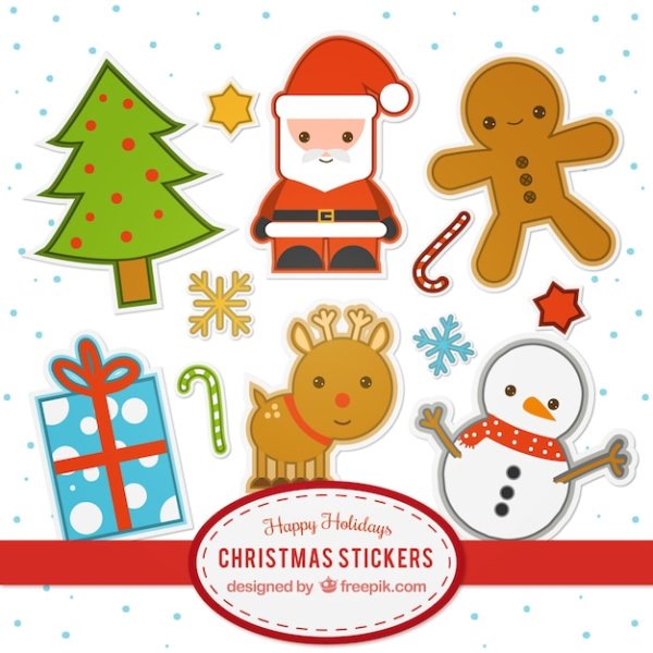 Стикеры новый год