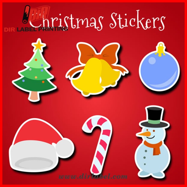 Наклейки "новый год"