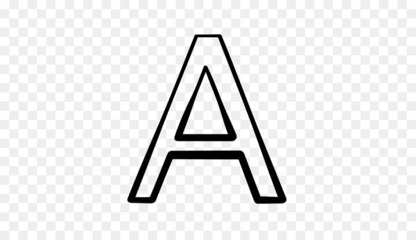 Прозрачные буквы